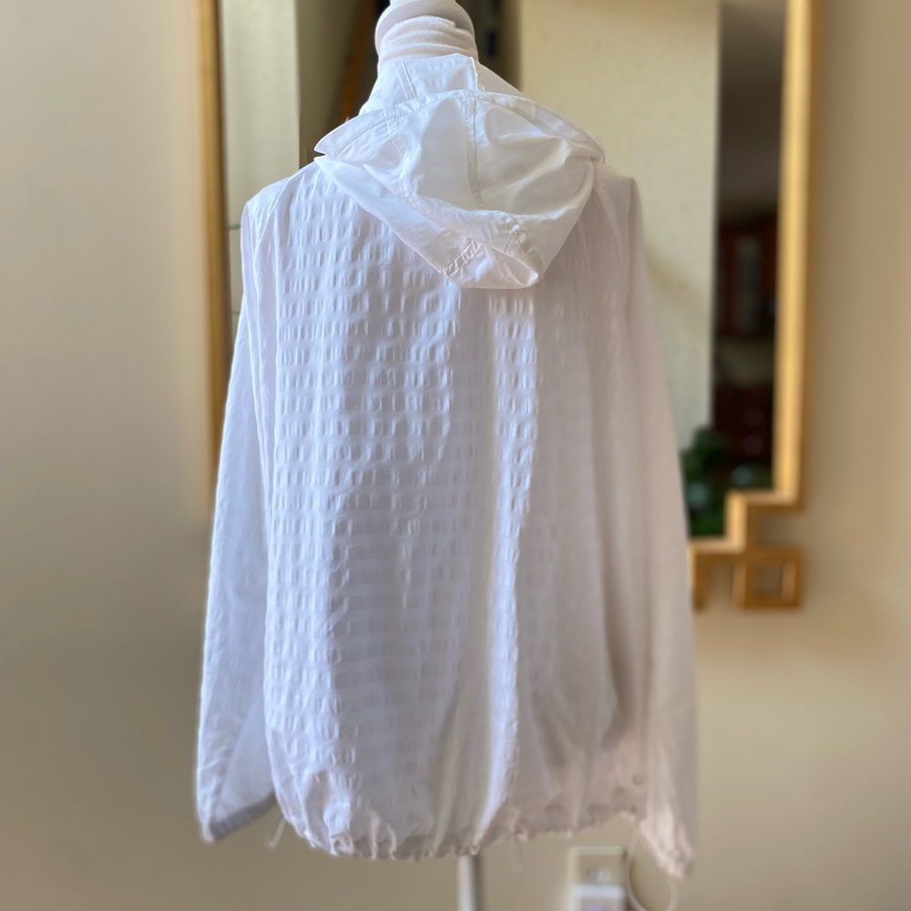 Tommy Bahama Amelia Islandzone Windbreaker white sz Small - Picture 5 of 16